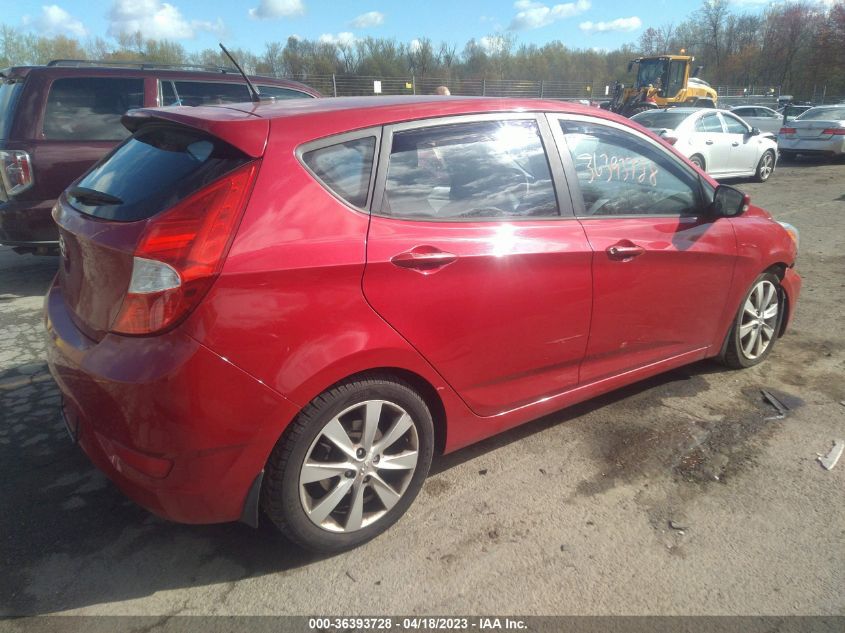 2014 HYUNDAI ACCENT SE - KMHCU5AEXEU154557