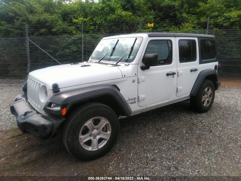 2020 JEEP WRANGLER UNLIMITED SPORT S - 1C4HJXDG0LW222166