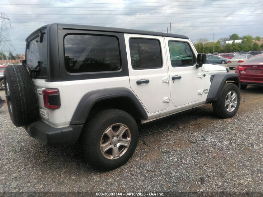2020 JEEP WRANGLER UNLIMITED SPORT S - 1C4HJXDG0LW222166