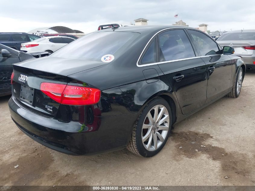 2013 AUDI A4 PREMIUM PLUS - WAUFFAFL9DN045914