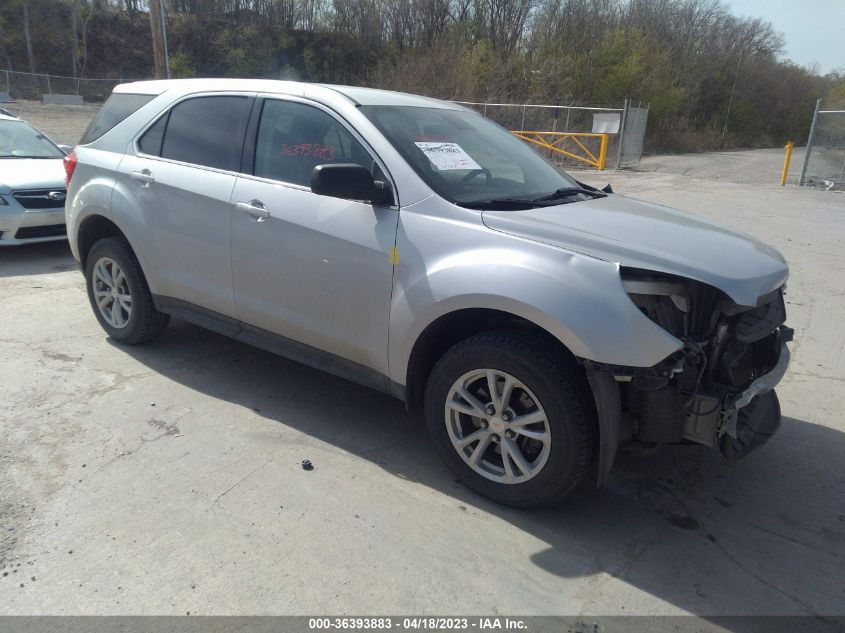 2017 CHEVROLET EQUINOX LS - 2GNFLEEK5H6352316