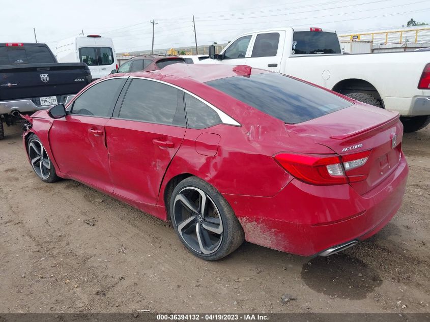 2019 HONDA ACCORD SEDAN SPORT 2.0T - 1HGCV2F33KA021340