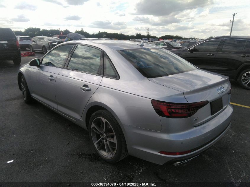 2019 AUDI A4 PREMIUM/TITANIUM PREMIUM - WAUGMAF46KN016581