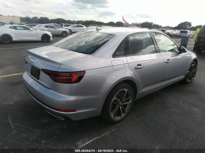 2019 AUDI A4 PREMIUM/TITANIUM PREMIUM - WAUGMAF46KN016581