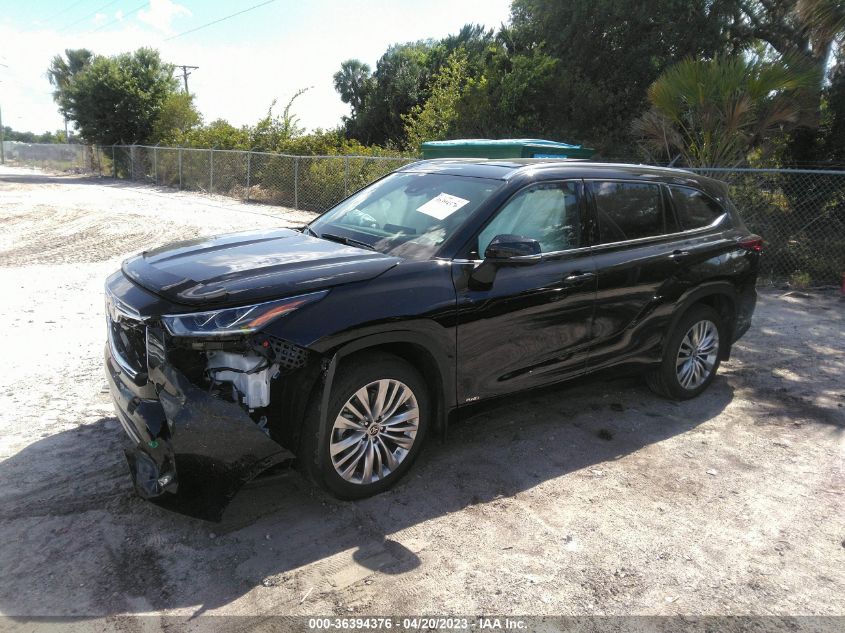 2023 TOYOTA HIGHLANDER HYBRID LIMITED - 5TDEBRCHXPS110583