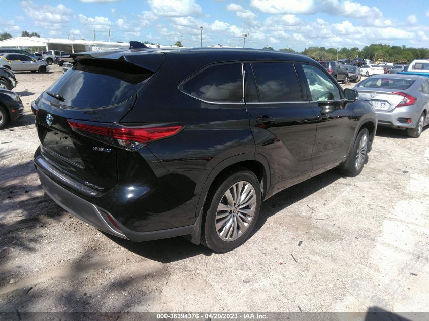 2023 TOYOTA HIGHLANDER HYBRID LIMITED - 5TDEBRCHXPS110583
