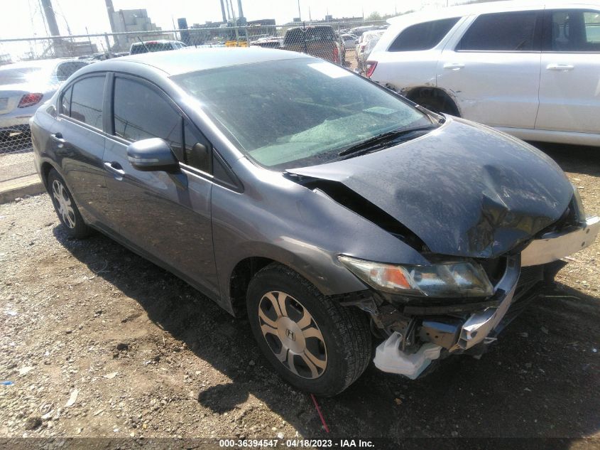 2013 HONDA CIVIC HYBRID - 19XFB4F29DE003464