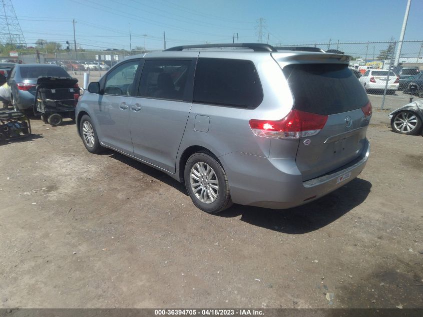 2014 TOYOTA SIENNA XLE/XLE AAS/LTD - 5TDYK3DC7ES514810