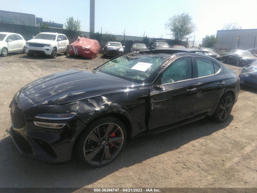 2022 GENESIS G70 3.3T KMTG54TE3NU103249