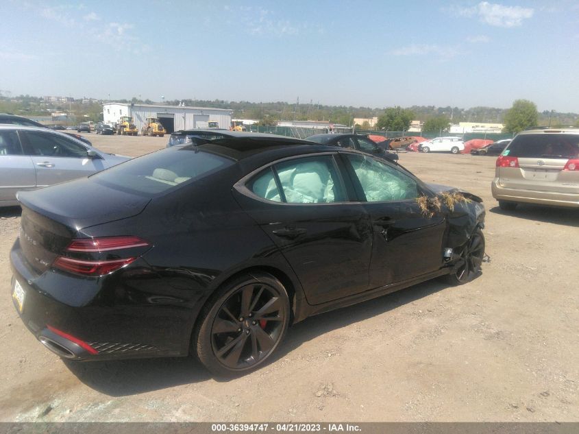 2022 GENESIS G70 3.3T KMTG54TE3NU103249