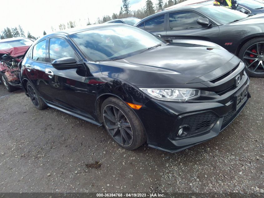 2017 HONDA CIVIC HATCHBACK SPORT - SHHFK7H44HU427861