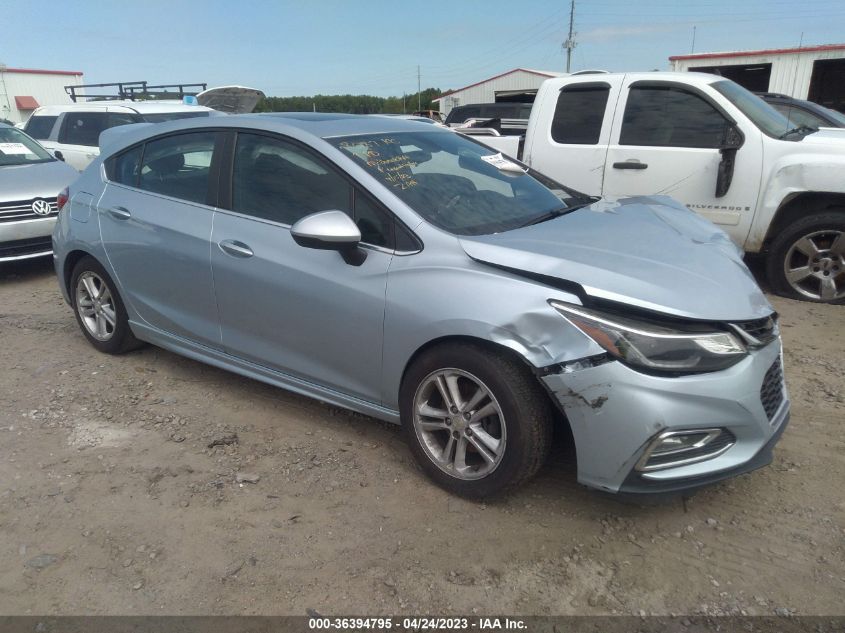 2017 CHEVROLET CRUZE LT - 3G1BE6SM9HS525519