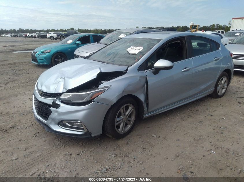 2017 CHEVROLET CRUZE LT - 3G1BE6SM9HS525519