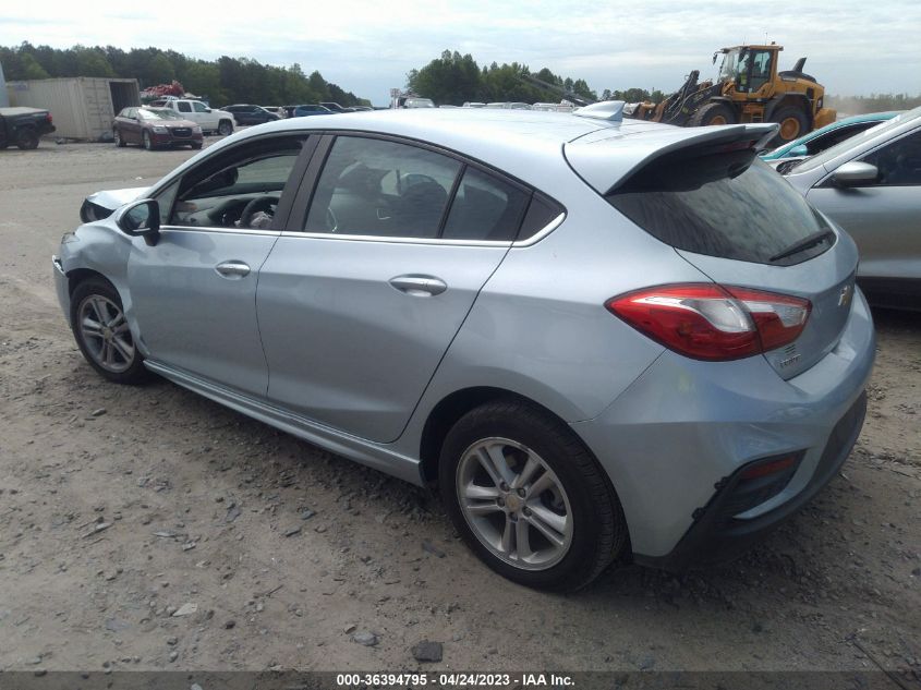 2017 CHEVROLET CRUZE LT - 3G1BE6SM9HS525519
