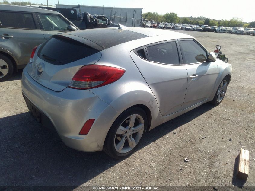 2013 HYUNDAI VELOSTER W/BLACK INT - KMHTC6AD9DU164284