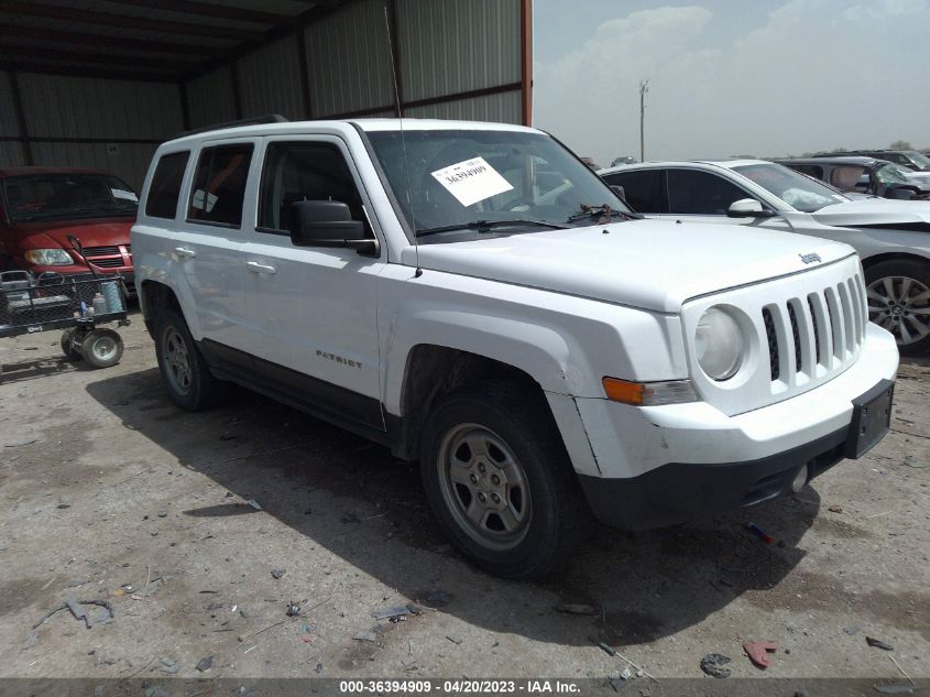 2014 JEEP PATRIOT SPORT - 1C4NJRBB8ED631763