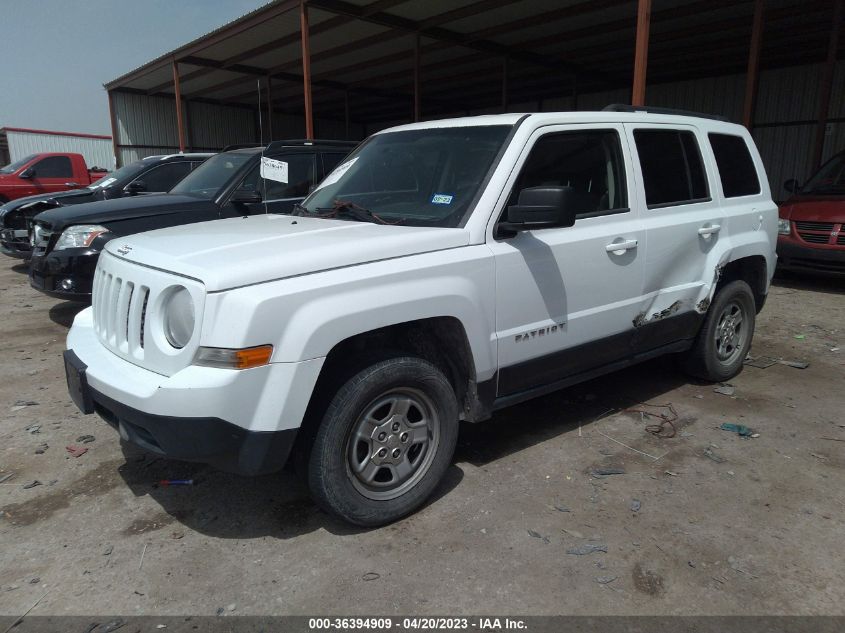 2014 JEEP PATRIOT SPORT - 1C4NJRBB8ED631763