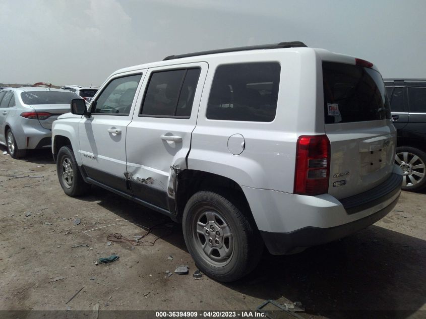 2014 JEEP PATRIOT SPORT - 1C4NJRBB8ED631763