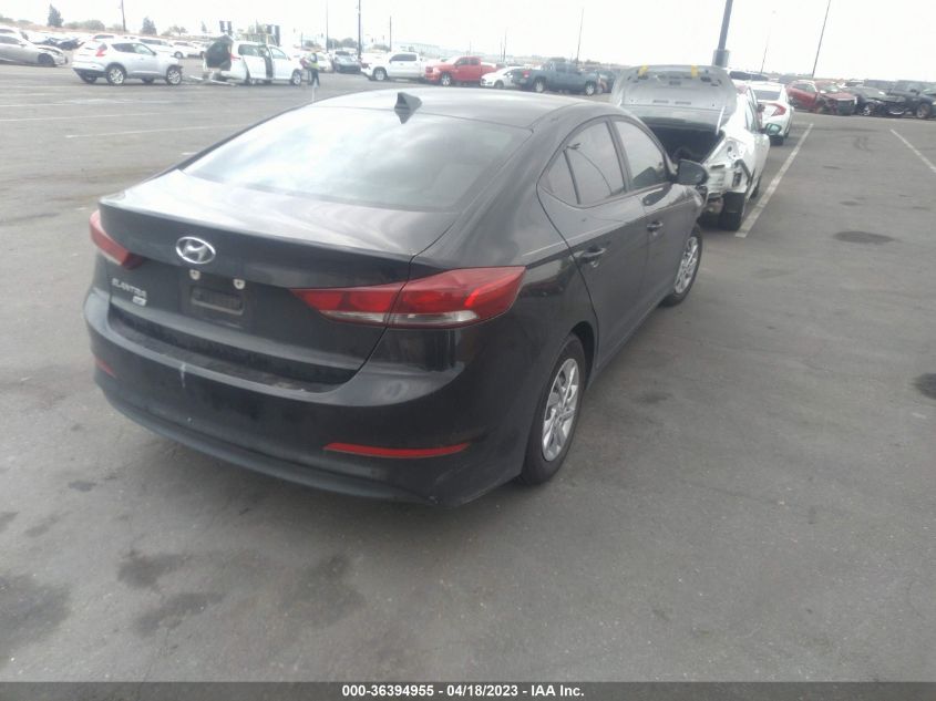 2017 HYUNDAI ELANTRA SE - KMHD74LF4HU121599