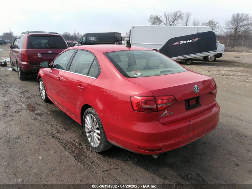 2015 VOLKSWAGEN JETTA SEDAN 1.8T SE - 3VWD07AJ0FM340088