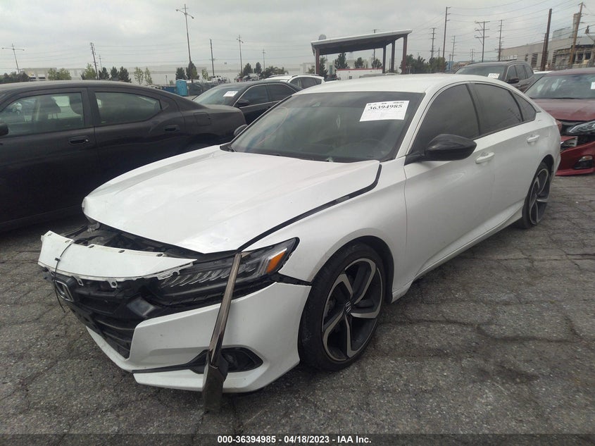 VIN 1HGCV1F35MA084890 2021 HONDA ACCORD SEDAN SPORT