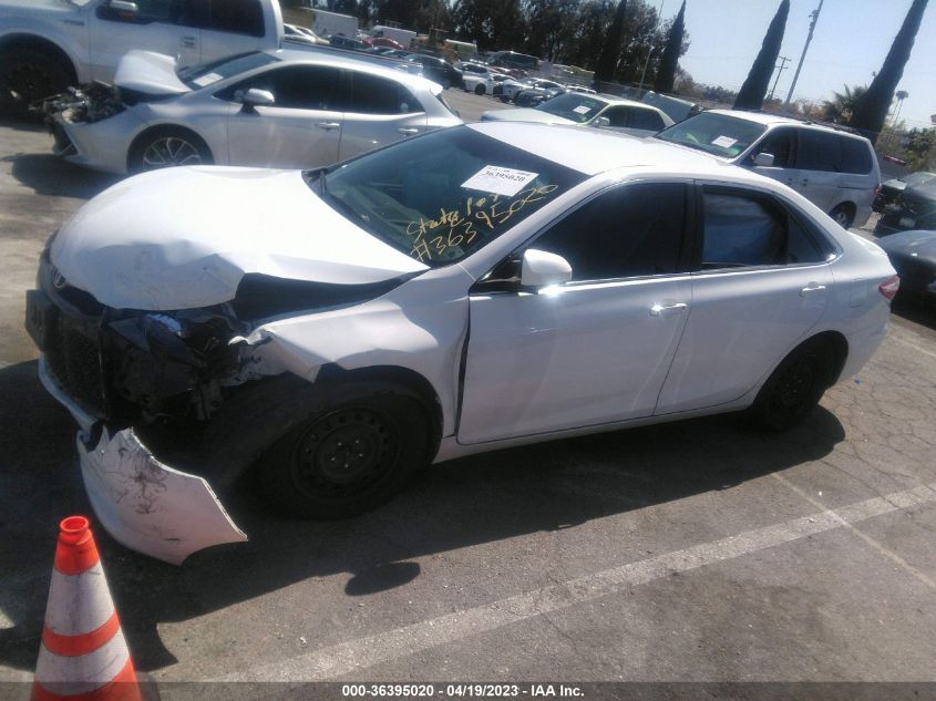2017 TOYOTA CAMRY XLE/SE/LE/XSE - 4T1BF1FK9HU431197