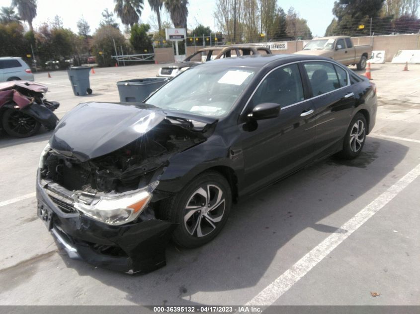 2016 HONDA ACCORD SEDAN LX - 1HGCR2F33GA014593