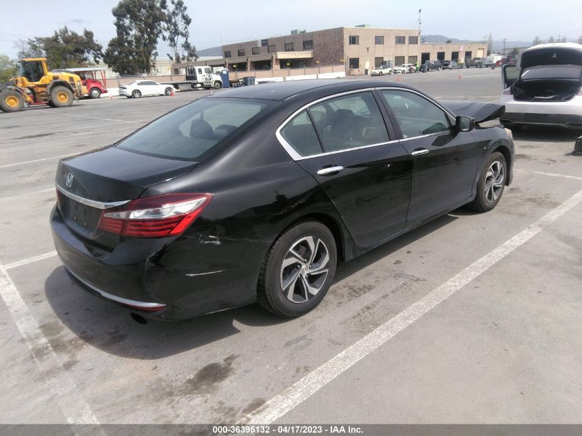 2016 HONDA ACCORD SEDAN LX - 1HGCR2F33GA014593