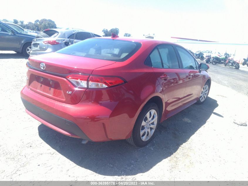 2021 TOYOTA COROLLA LE - JTDEPMAE1MJ169592