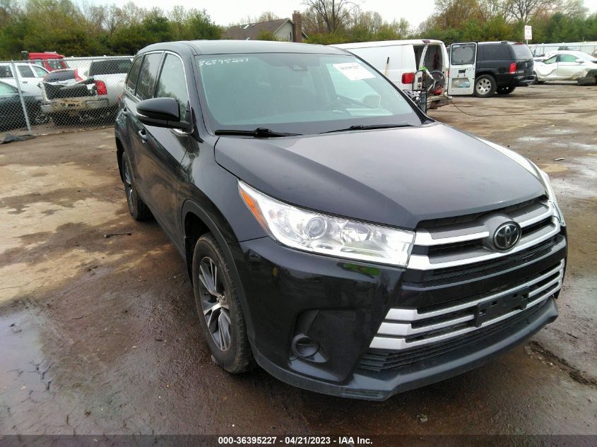 2019 TOYOTA HIGHLANDER LE - 5TDBZRFH2KS926299
