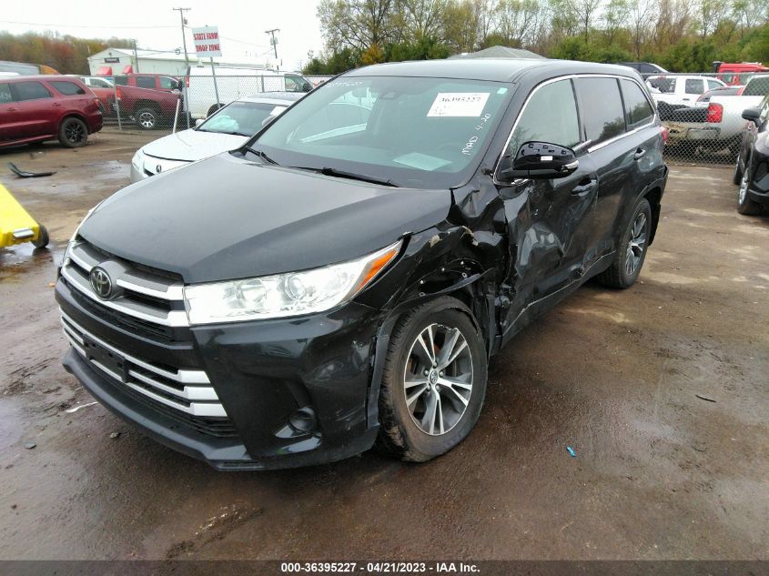 2019 TOYOTA HIGHLANDER LE - 5TDBZRFH2KS926299