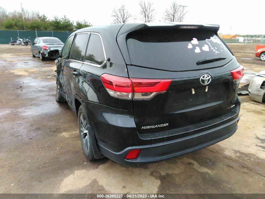 2019 TOYOTA HIGHLANDER LE - 5TDBZRFH2KS926299