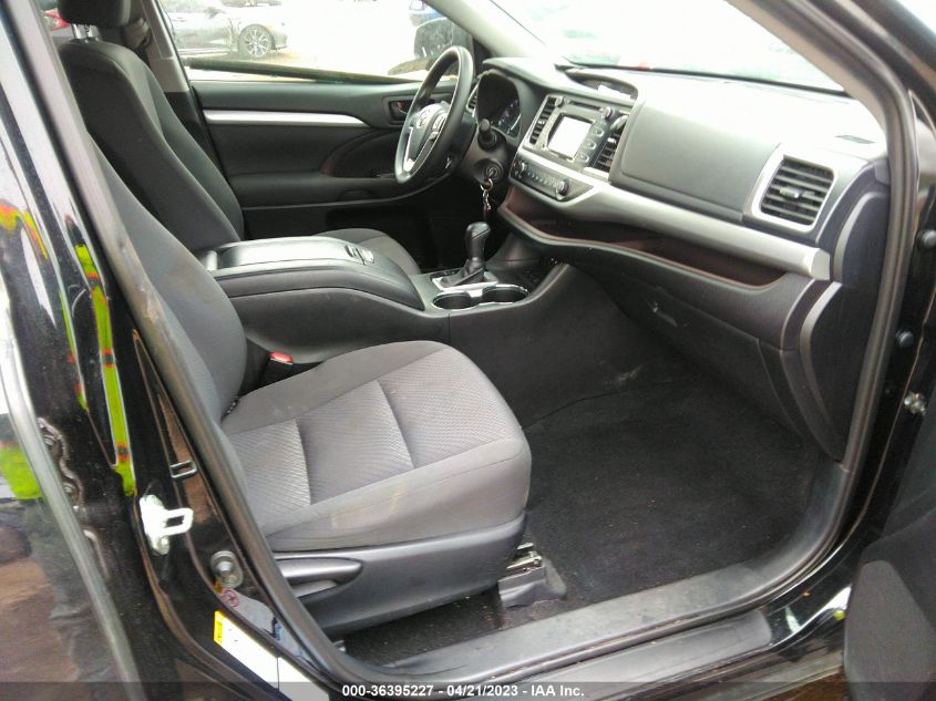 2019 TOYOTA HIGHLANDER LE - 5TDBZRFH2KS926299