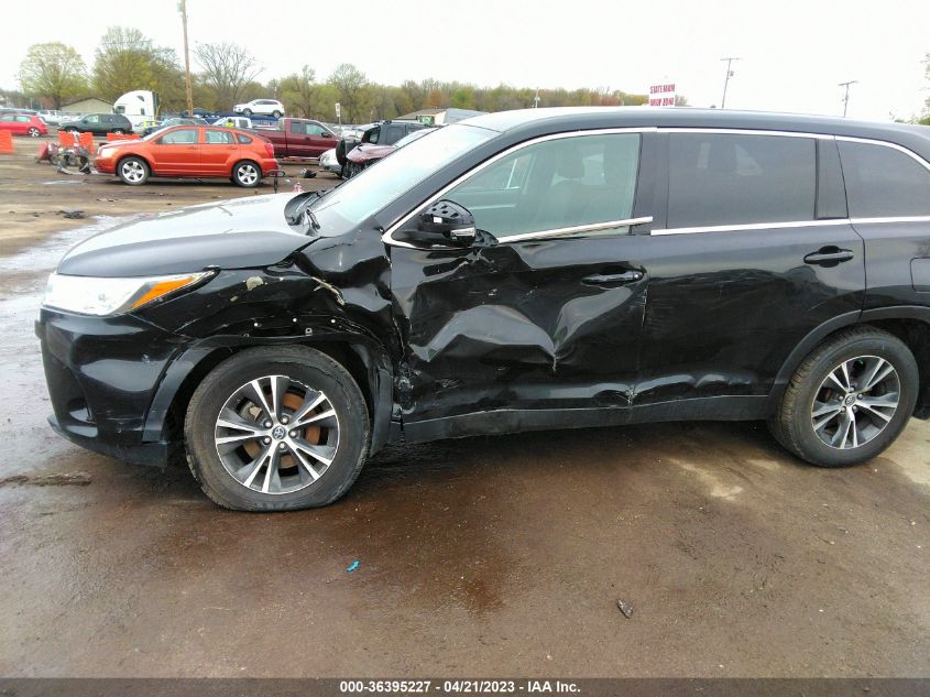 2019 TOYOTA HIGHLANDER LE - 5TDBZRFH2KS926299