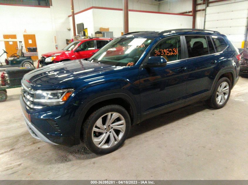 2021 VOLKSWAGEN ATLAS 3.6L V6 SE W/TECHNOLOGY - 1V2HR2CA0MC501787