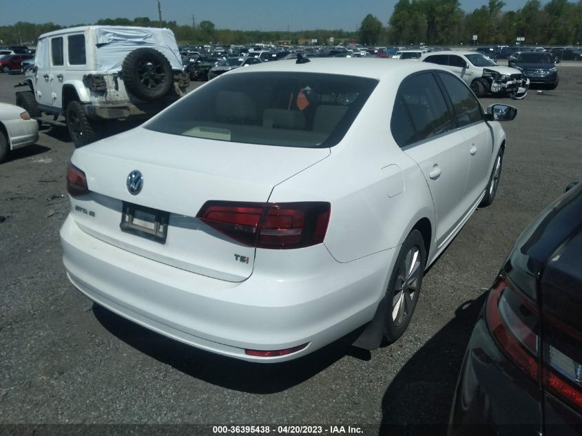 2016 VOLKSWAGEN JETTA SEDAN 1.4T SE W/CONNECTIVITY - 3VWD67AJ3GM317999