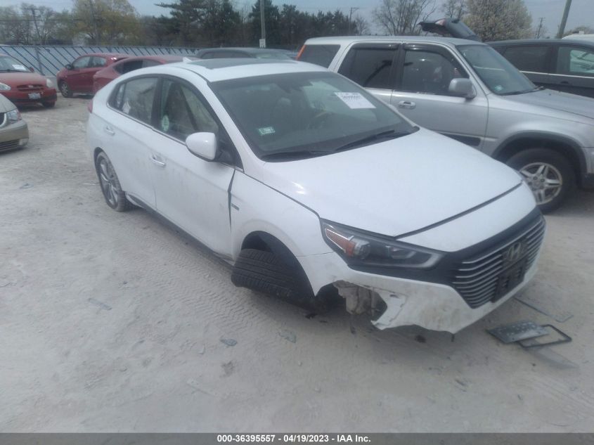 2019 HYUNDAI IONIQ HYBRID LIMITED - KMHC85LC6KU115556