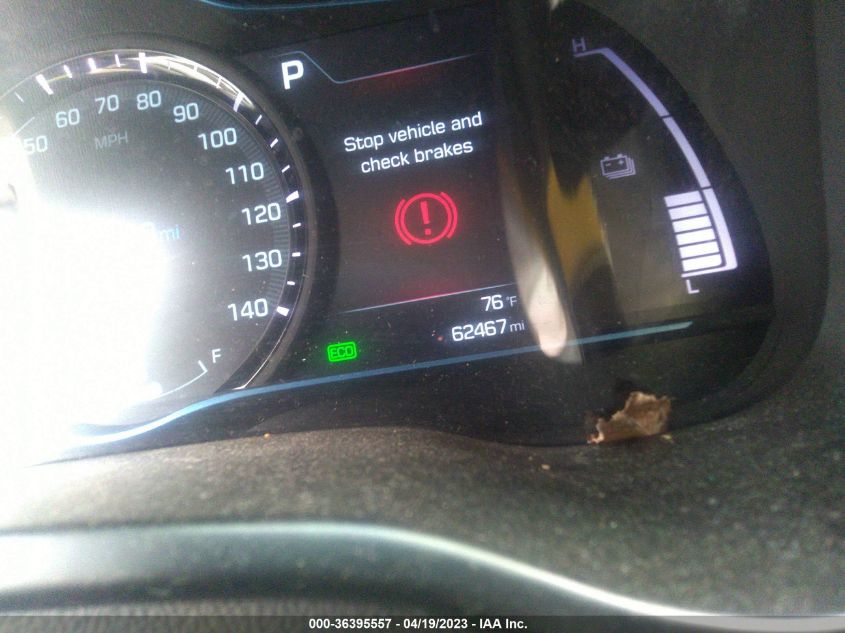 2019 HYUNDAI IONIQ HYBRID LIMITED - KMHC85LC6KU115556