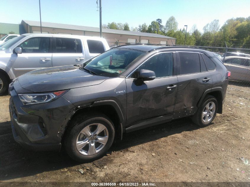 2021 TOYOTA RAV4 HYBRID - 2T3R6RFV8MW019393