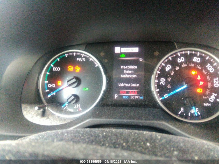 2021 TOYOTA RAV4 HYBRID - 2T3R6RFV8MW019393