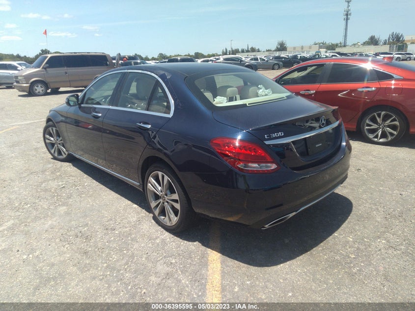 VIN WDDWF4JB3JR331920 2018 MERCEDES-BENZ C-CLASS C 300