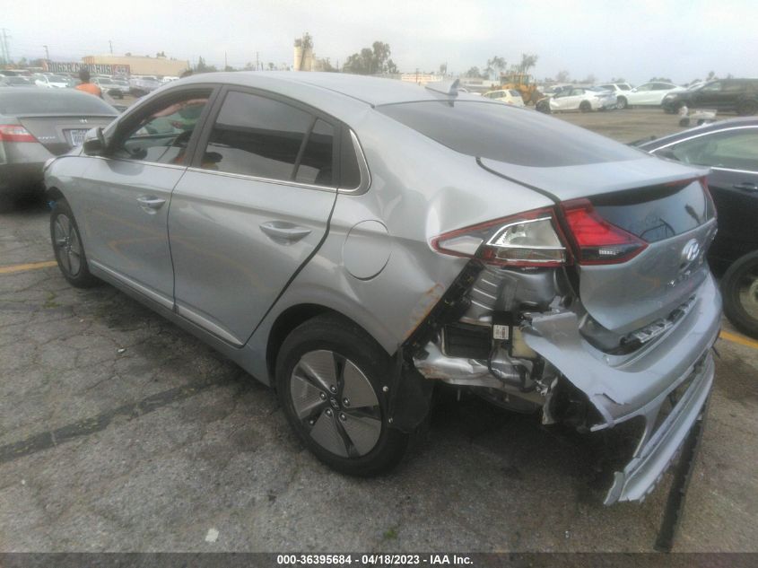 2022 HYUNDAI IONIQ HYBRID SE - KMHC75LC2NU284903