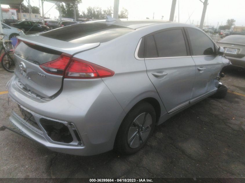 2022 HYUNDAI IONIQ HYBRID SE - KMHC75LC2NU284903
