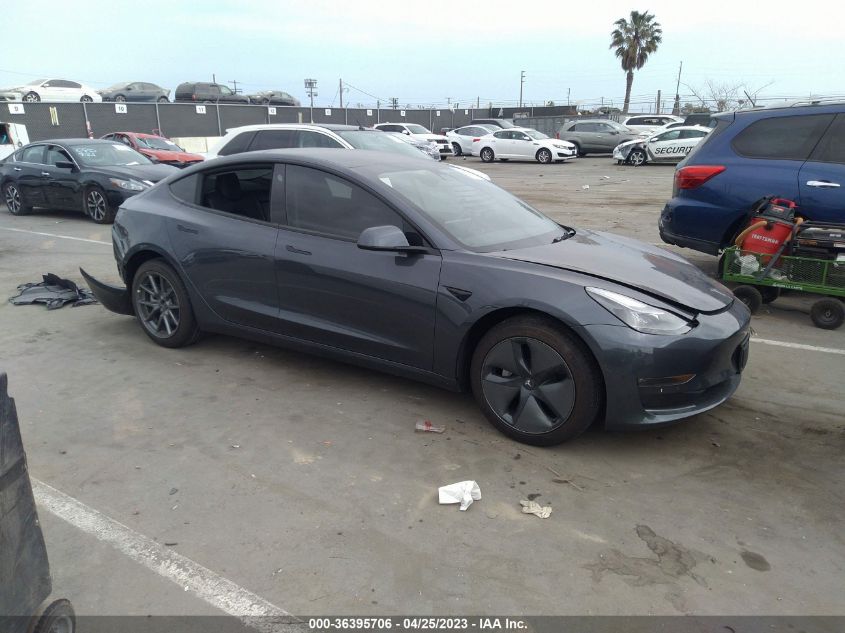 2022 TESLA MODEL 3 LONG RANGE - 5YJ3E1EB7NF278546