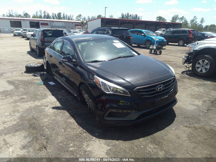 2015 HYUNDAI SONATA 2.4L SPORT - 5NPE34AF8FH041012