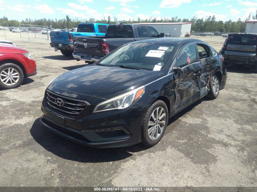 2015 HYUNDAI SONATA 2.4L SPORT - 5NPE34AF8FH041012