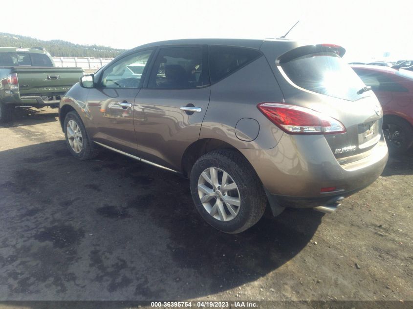 2014 NISSAN MURANO S/SV/SL/LE - JN8AZ1MW3EW521673