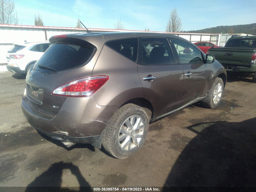 2014 NISSAN MURANO S/SV/SL/LE - JN8AZ1MW3EW521673