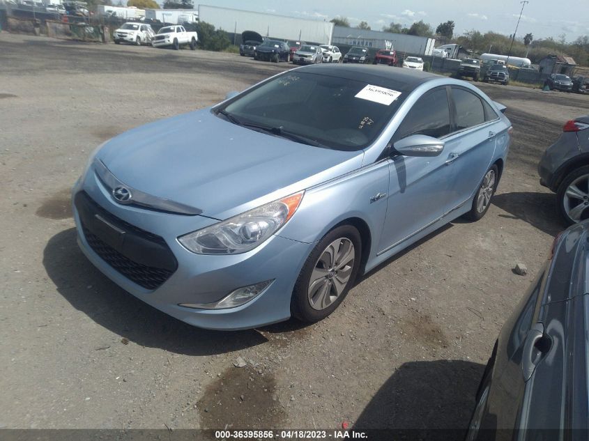 2014 HYUNDAI SONATA HYBRID LIMITED - KMHEC4A40EA107262