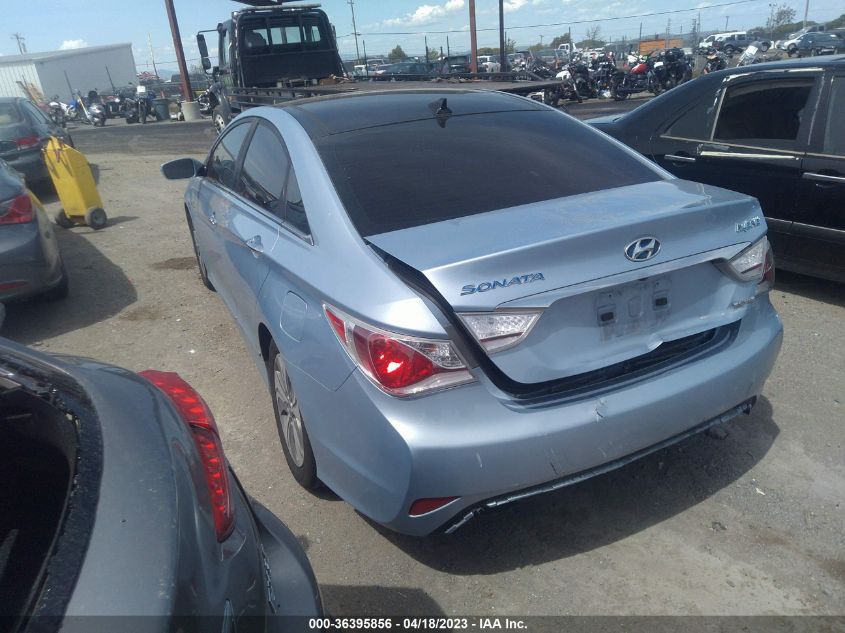 2014 HYUNDAI SONATA HYBRID LIMITED - KMHEC4A40EA107262